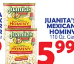 Bravo Supermarkets JUANITA'S MEXICAN HOMINY offer