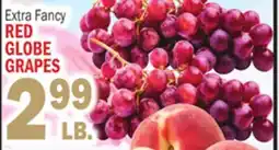 Bravo Supermarkets RED GLOBE GLOBE GRAPES offer
