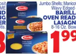 Bravo Supermarkets BARILLA OVEN READY LASAGNE offer