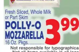 Bravo Supermarkets POLLY-O MOZZARELLA offer