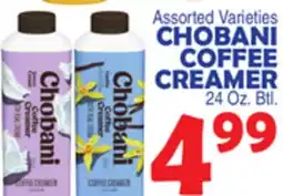 Bravo Supermarkets CHOBANI COFFEE CREAMER offer