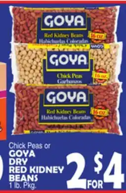 Bravo Supermarkets GOYA DRY RED KIDNEY BEANS offer