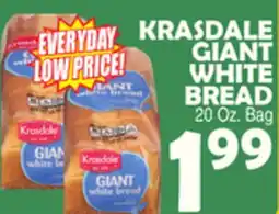 Bravo Supermarkets KRASDALE GIANT WHITE BREAD offer