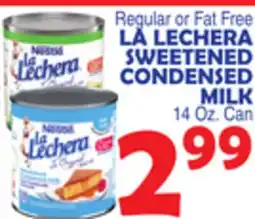 Bravo Supermarkets La Lechera Sweetened Condensed Milk offer