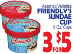 Bravo Supermarkets FRIENDLY'S SUNDAE CUP offer