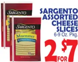 Bravo Supermarkets SARGENTO ASSORTED CHEESE SLICES offer