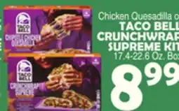Bravo Supermarkets TACO BELL CRUNCHWRAP SUPREME KIT offer