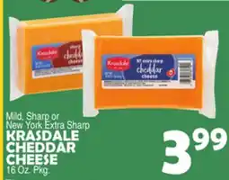 Bravo Supermarkets KRASDALE CHEDDAR CHEESE offer
