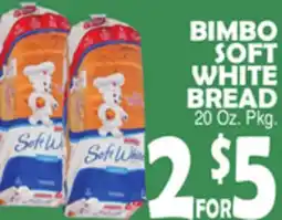 Bravo Supermarkets BIMBO SOFT WHITE BREAD offer