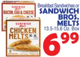 Bravo Supermarkets SANDWICH BROS.MELTS offer