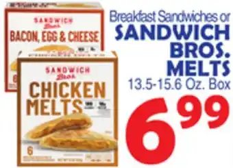 Bravo Supermarkets SANDWICH BROS.MELTS offer