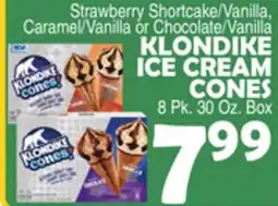 Bravo Supermarkets KLONDIKE 8 OZ. CAN ICE CREAM CONES offer
