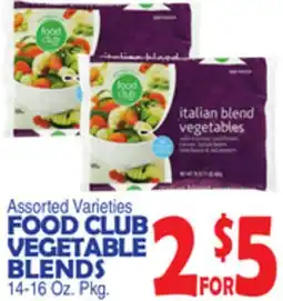 Bravo Supermarkets Food Club Vegetable Blends offer
