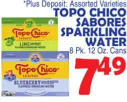 Bravo Supermarkets TOPO CHICO SABORES SPARKLING WATER offer