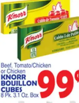 Bravo Supermarkets KNORR BOUILLON CUBES 8 Pk. 3.1 Oz. Box offer