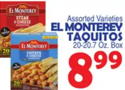 Bravo Supermarkets EL MONTEREY TAQUITOS offer