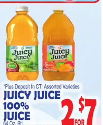 Bravo Supermarkets JUICY JUICE 100% JUICE offer