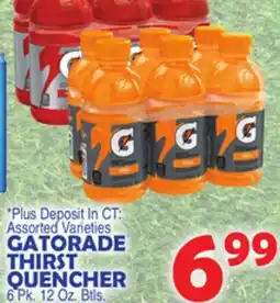 Bravo Supermarkets GATORADE THIRST QUENCHER offer