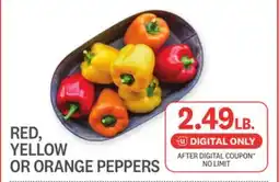 Kings Food Markets RED, YELLOW OR ORANGE PEPPERS offer