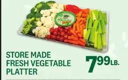 Kings Food Markets STORE MADE FRESH VEGETABLE PLATTER offer