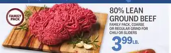 Kings Food Markets 80% LEAN GROUND BEEF offer