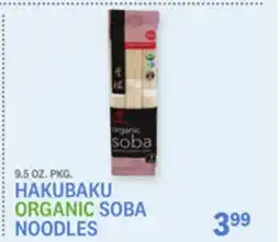 Kings Food Markets HAKUBAKU ORGANIC SOBA NOODLES offer