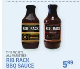 Kings Food Markets RIB RACK BBQ SAUCE offer