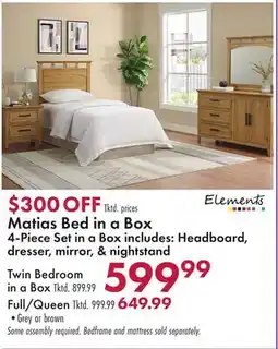 Boscov's Matias Bed in a Box offer