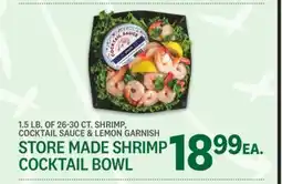 Kings Food Markets STORE MADE SHRIMP COCKTAIL BOWL offer