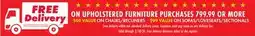 Boscov's UPHOLSTERED FURNITURE offer