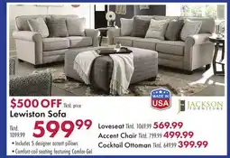 Boscov's Lewiston Sofa offer