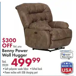 Boscov's Benny Power Wall Hugger offer