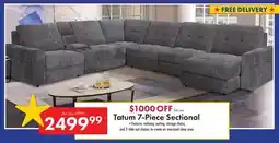 Boscov's Tatum 7-Piece Sectional offer