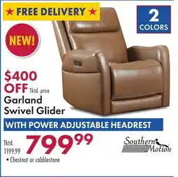 Boscov's Garland Swivel Glider offer