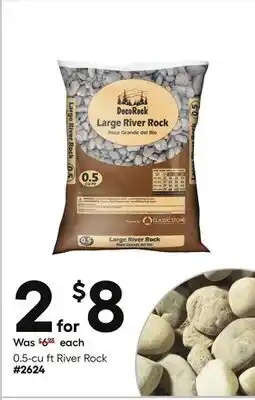 Lowe's 0.5-cu ft River Rock offer