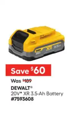 Lowe's 20VF XR 3.5-Ah Battery offer