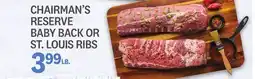Kings Food Markets CHAIRMAN'S RESERVE BABY BACK OR ST. LOUIS RIBS offer