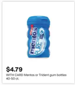 CVS Mentos or Trident gum bottles offer