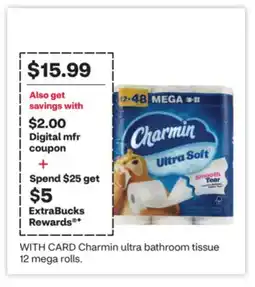 CVS Charmin ultra bathroom tissue offer