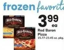 Safeway Red Baron Pizza offer