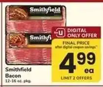 Safeway Smithfield Bacon offer