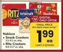 Safeway Nabisco Crackers offer
