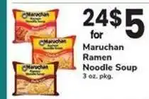 Safeway Maruchan Ramen Noodle Soup offer
