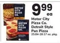 Safeway Motor City Pizza Co. Detroit Style Pan Pizza offer