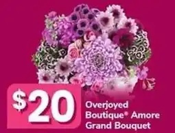 Safeway Overjoyed Boutique Amore Grand Bouquet offer