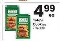 Safeway Tate's Cookies offer