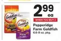 Safeway Pepperidge Farm Goldfish offer
