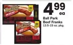 Safeway Ball Park Beef Franks offer