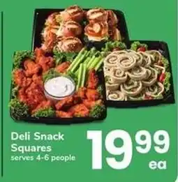 Safeway Deli Snack Squares offer
