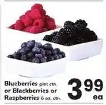 Safeway Blueberries or Blackberries or Raspberries offer